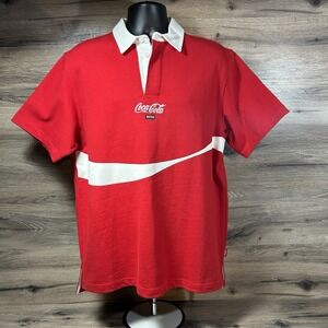 Kith Coca Cola Polo Red Men's Size Large excellent condition pristine